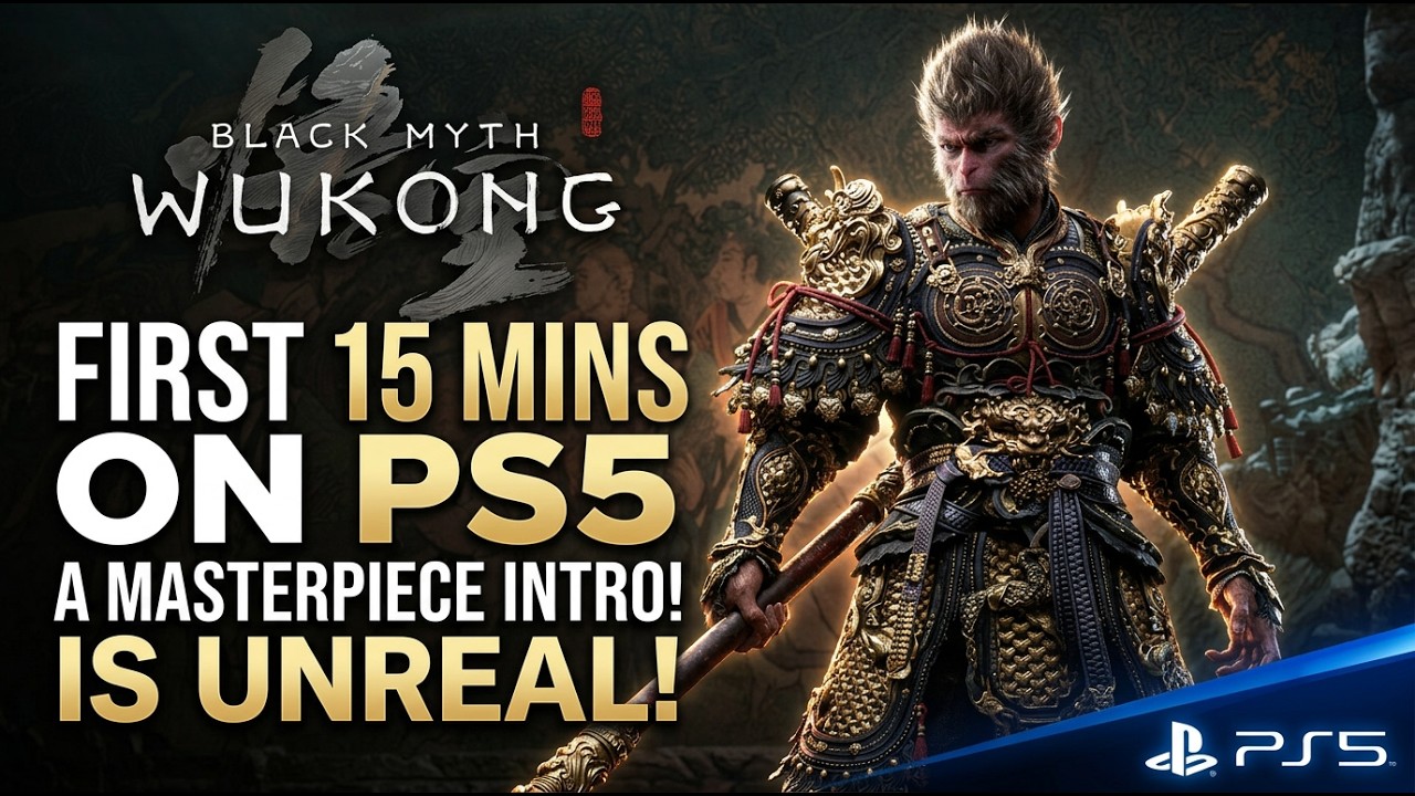 🔥 First 15 Minutes of Black Myth: Wukong – Next-Gen Action RPG Gameplay! 🎮