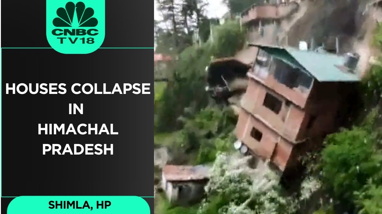 Himachal Rain News: Several Houses Collapse Due To Landslide In Shimla | WATCH | CNBC TV18 | N18V