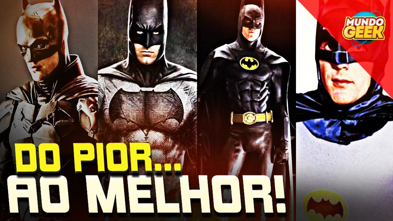 do PIOR ao MELHOR BATMAN: TODOS OS 10 FILMES DO BATMAN ANALISADOS E RANKEADOS