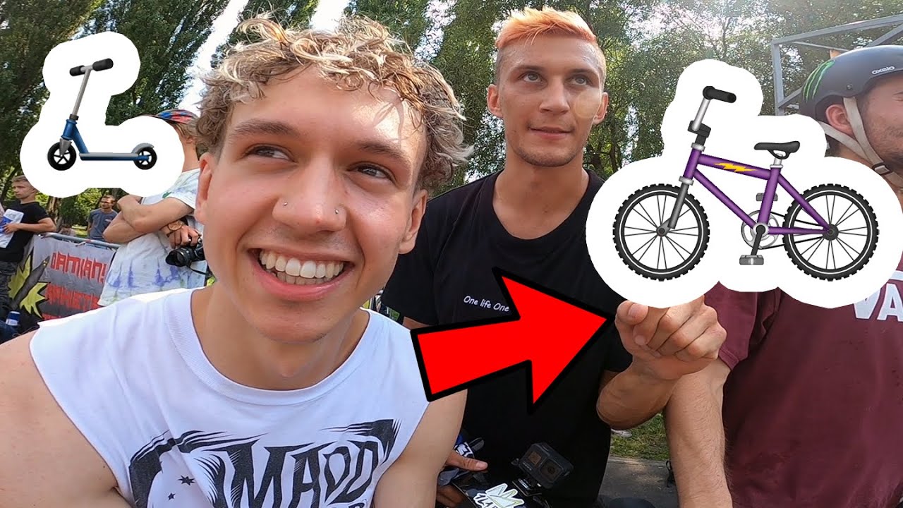 Pro rider na hulajnodze startuje w zawodach bmx 😅 WYSZKOLONY W JEDEN DZIEŃ 😲