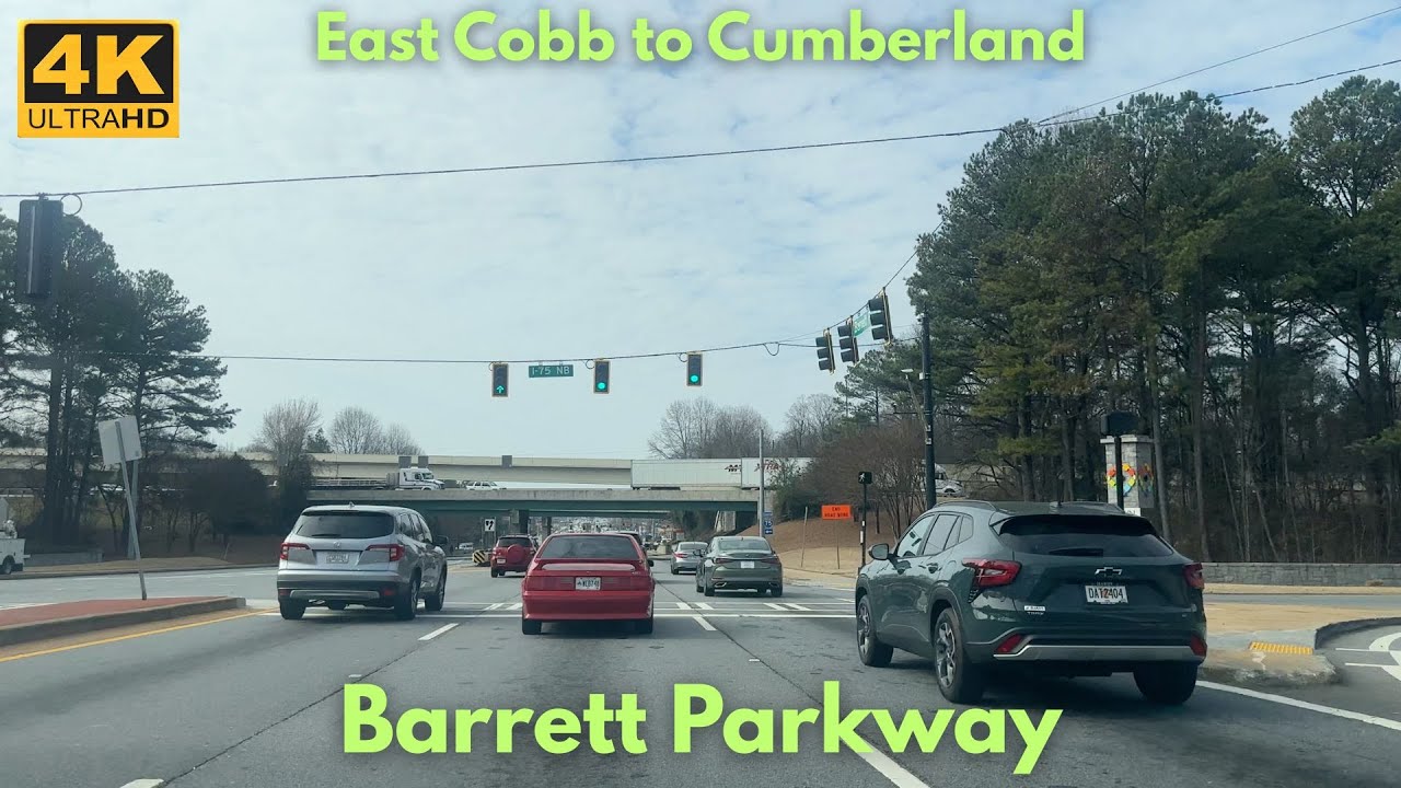 East Cobb to Cumberland - Barrett Parkway & East-West Connector [4K]