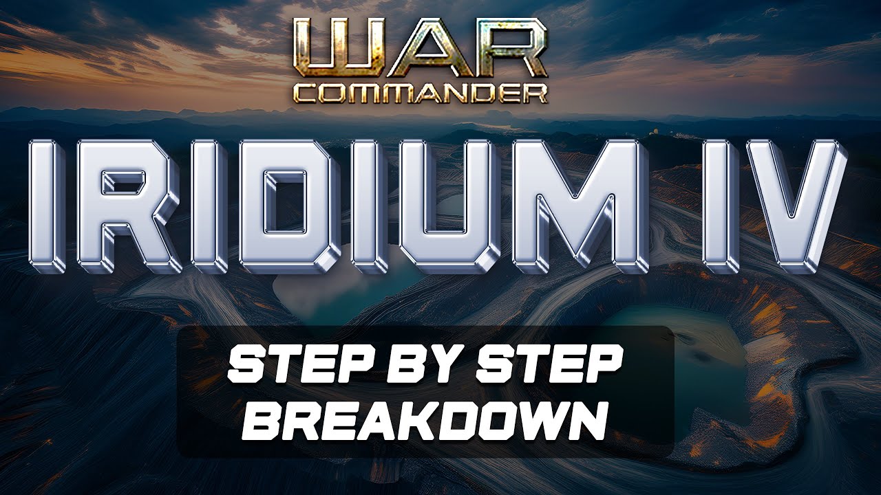War Commander | Iridium 4 Base |  The most effective way