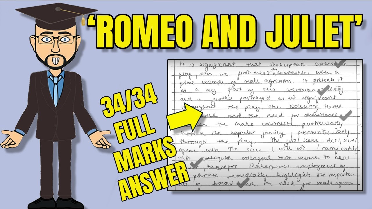 100% Full Marks Real Literature Exam Answer: 'Romeo and Juliet'