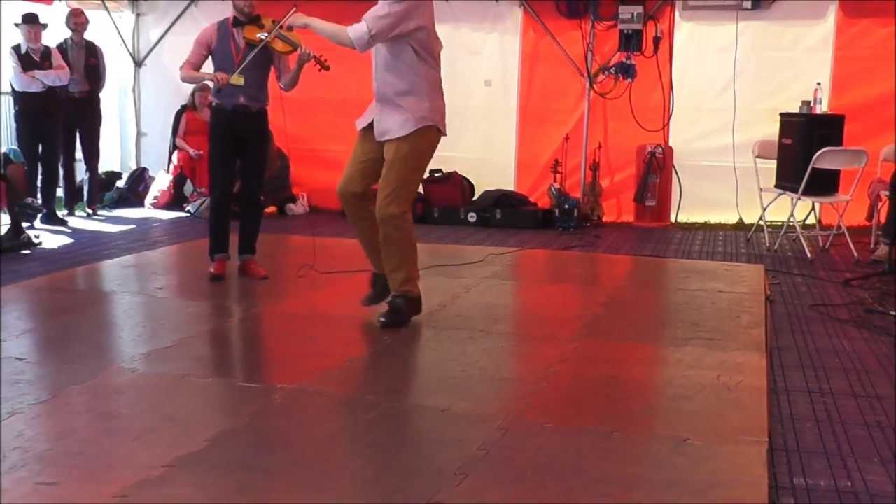 Sam's Jig (clog dance) Toby Bennett and Scott Hartley at Chippenham Folk Festival 2013