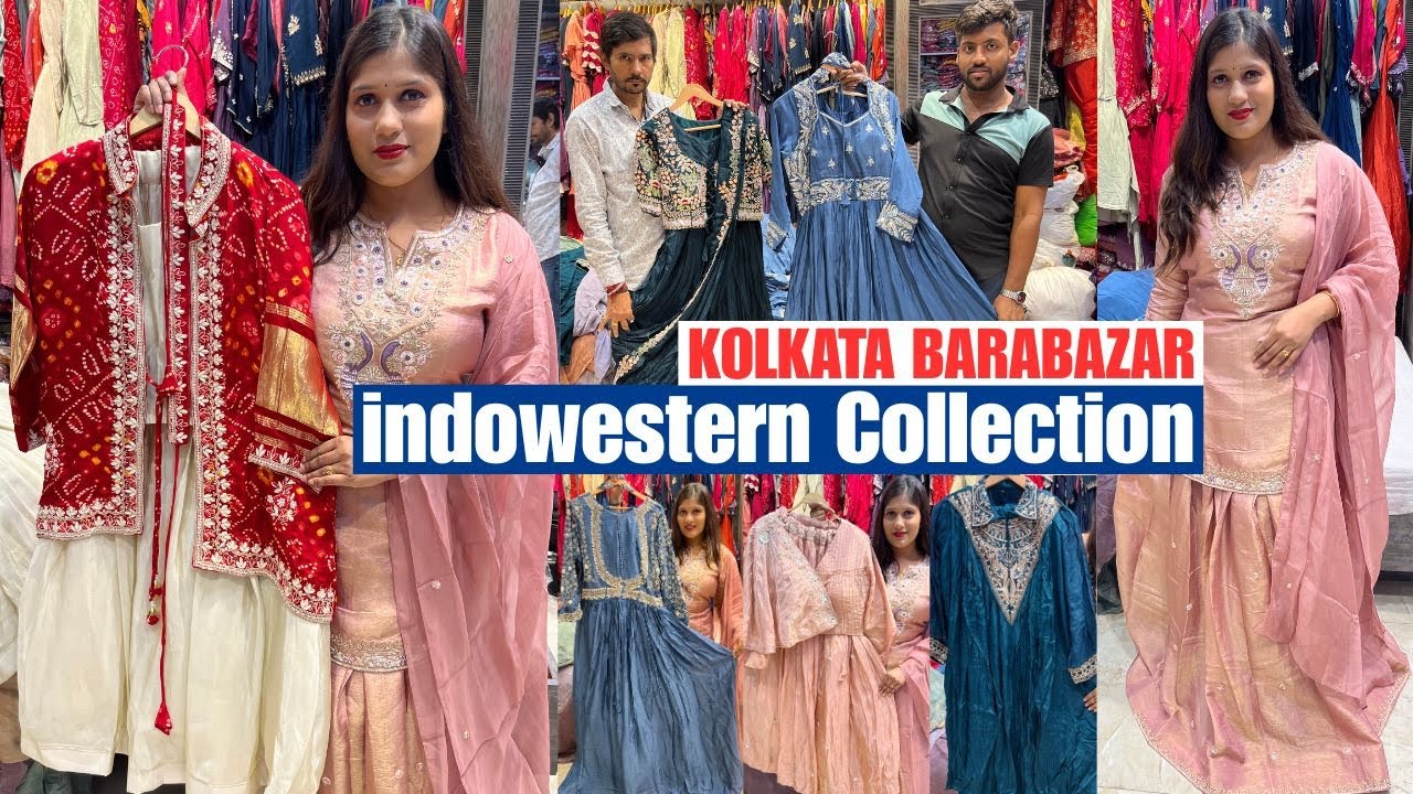 Odhani Boutique : Handwork indo western Collection Kolkata Barabazar