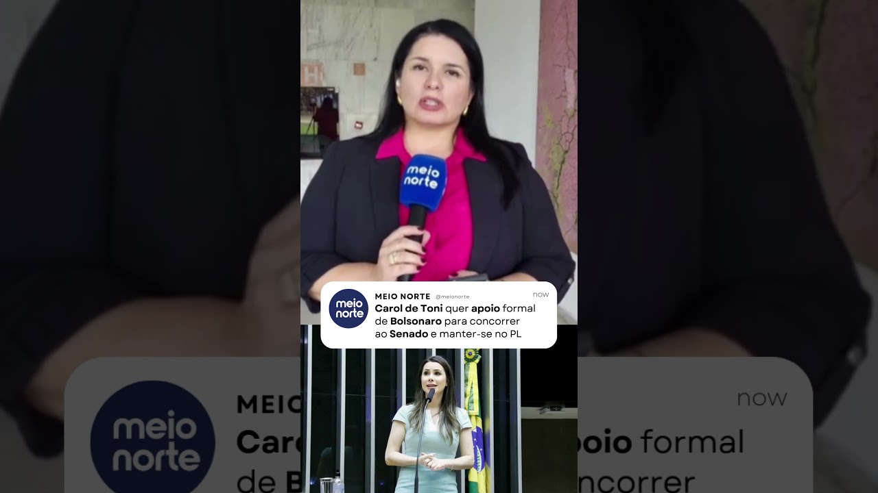 Carol de Toni quer apoio formal de Bolsonaro para concorrer ao Senado e manter-se no PL #shorts