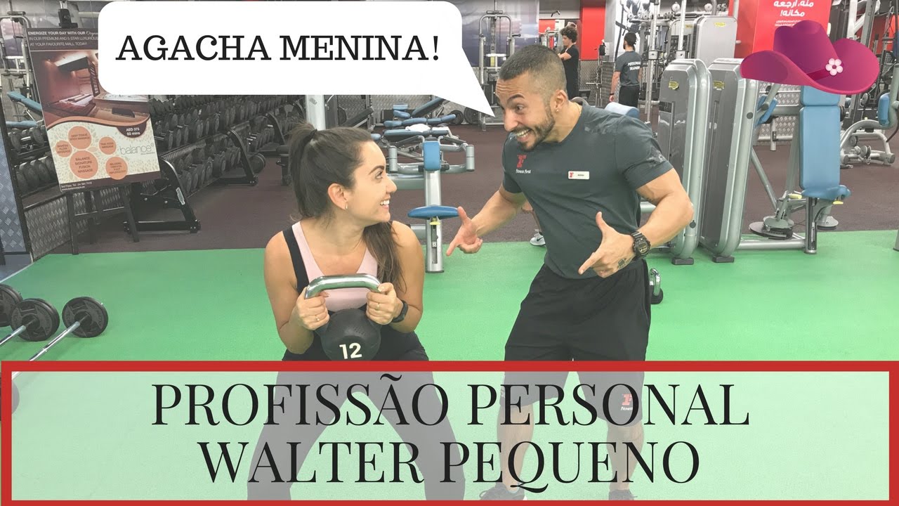Profissões em DUBAI!  PERSONAL TRAINER com Walter Pequeno!