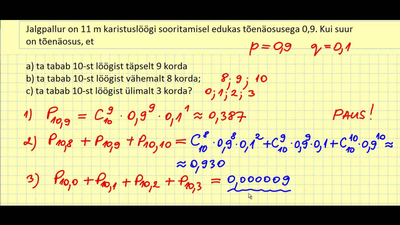 Bernoulli valem