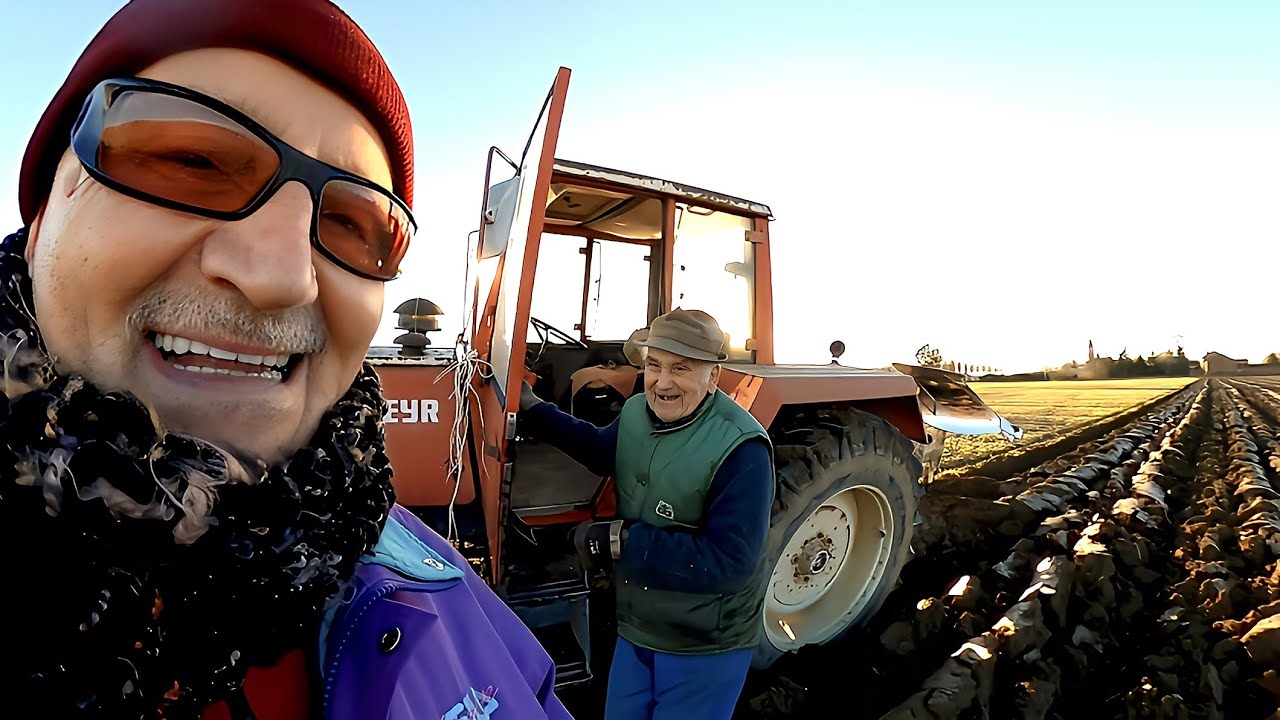 Sig.Giovanni anni 91#Aratura #tractor #stayr 8160 #campagna Cremonese #agriitaly #italytravel