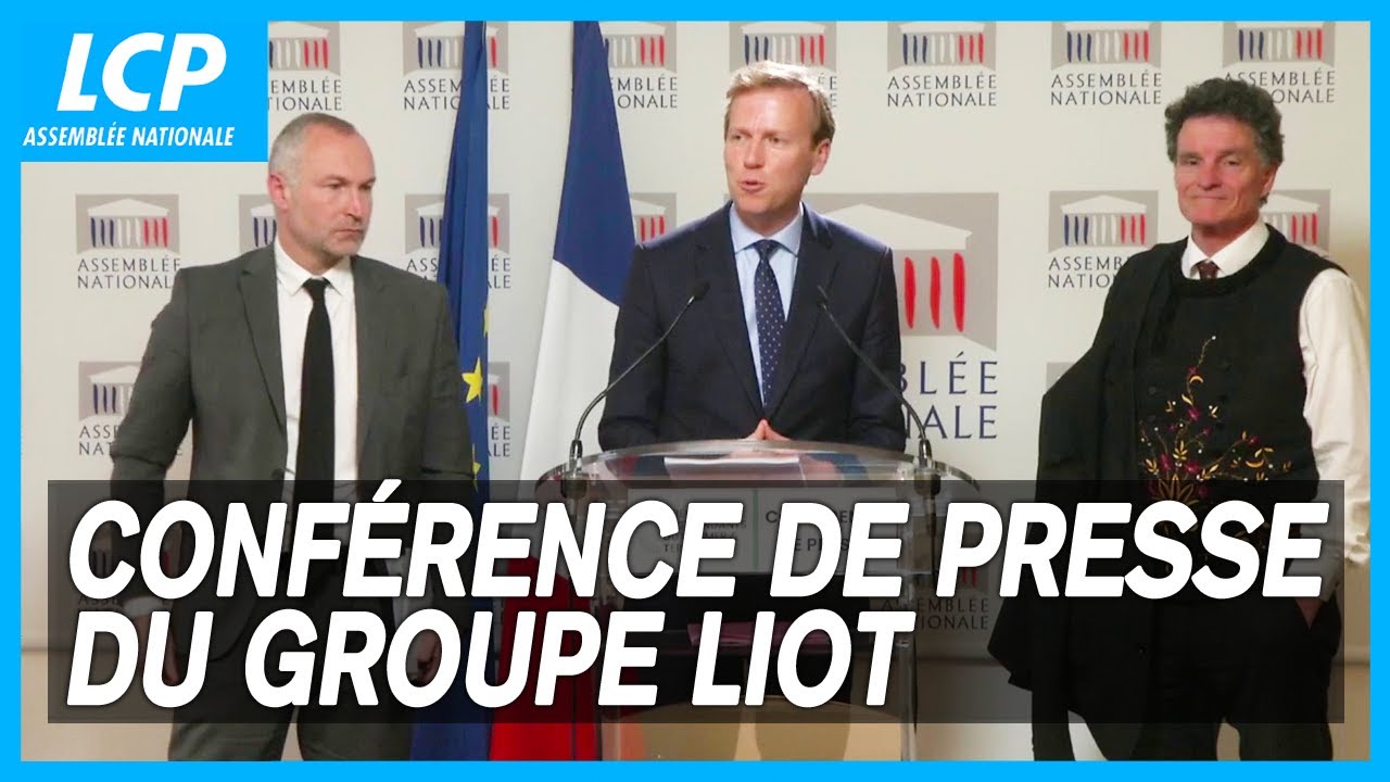 Harold Huwart : conférence de presse du groupe LIOT - 11/03/2025