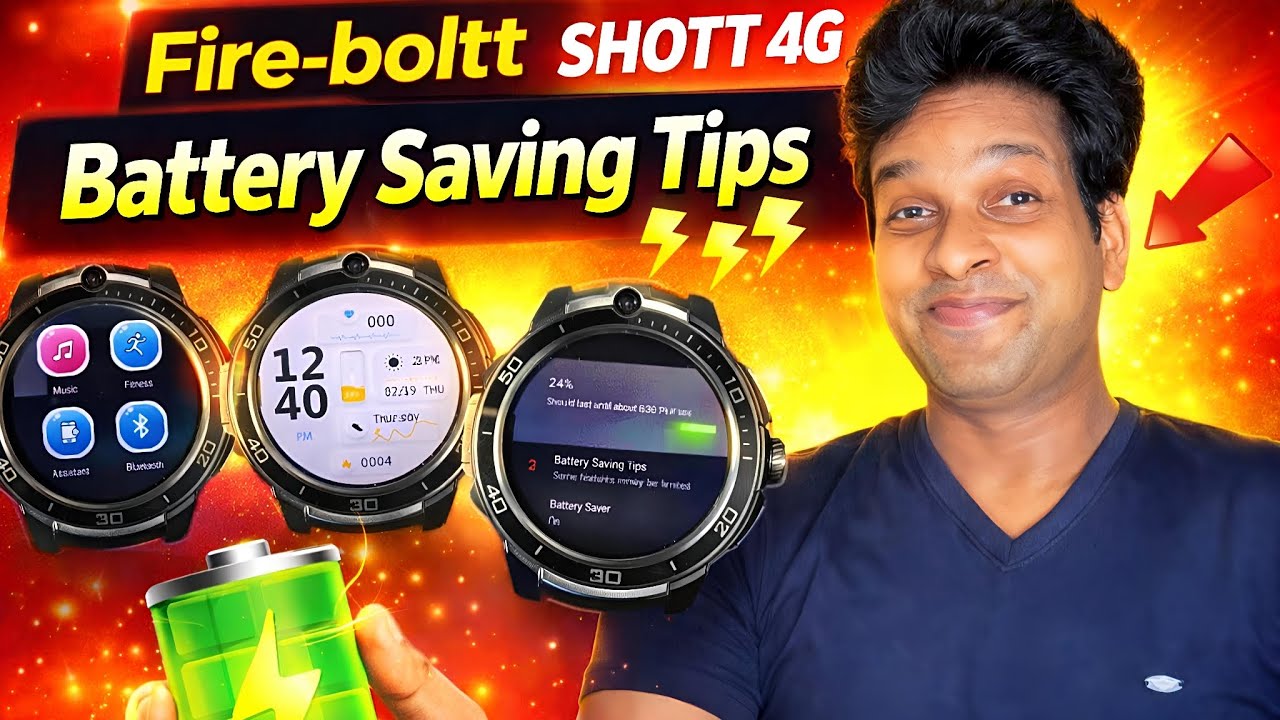 Fire-boltt SHOTT - CLICKK - SNAPP 🔥 Top 10 - Battery Saving tips | How to save your watch battery 
