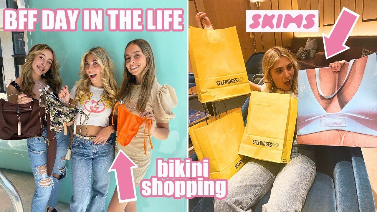 BFF DAY IN THE LIFE Vlog, London, Shopping, Skims *I lost my phone! | Rosie McClelland