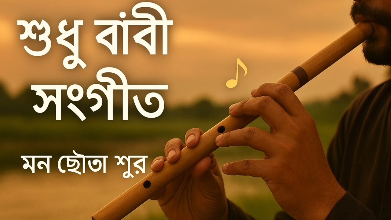 বাঁহীৰ সুৰে মনক ছোঁৱা | Assamese Flute Music | BB Music Record 