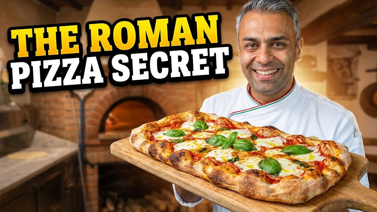 How to Make ROMAN PIZZA Like a World Best Pizza Chef