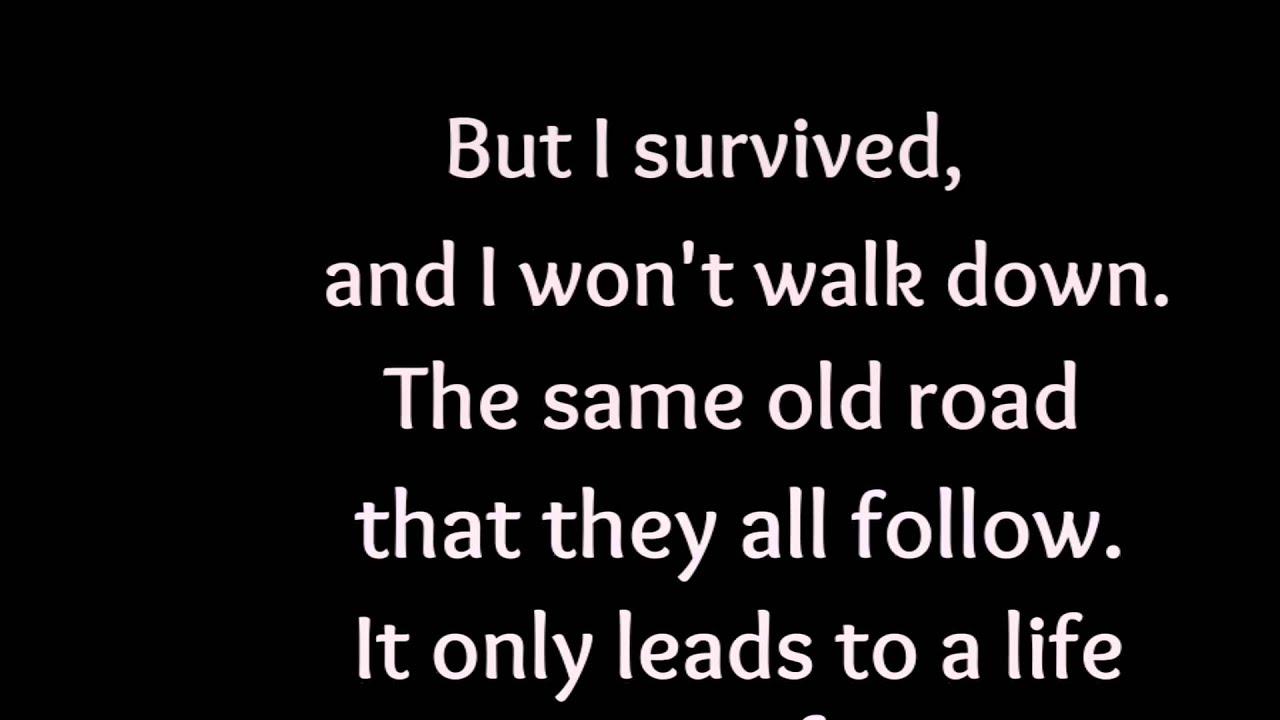 Andy Black  - They Don't Need To Understand (Lyrics).