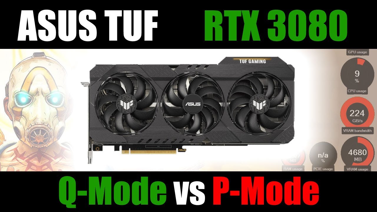 Asus TUF RTX 3080 O10G Gaming | Quiet vs Performance BIOS
