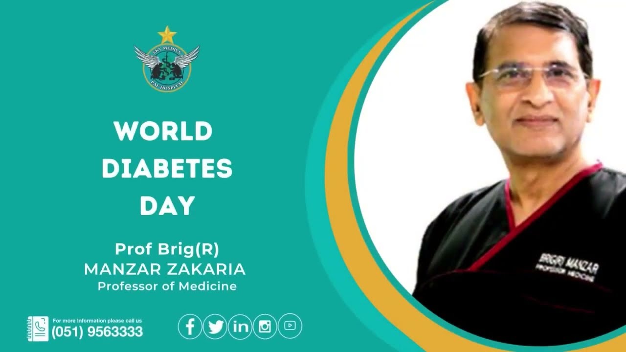 World Diabetes Day | Prof Manzar Zakaria | PAF Hospital