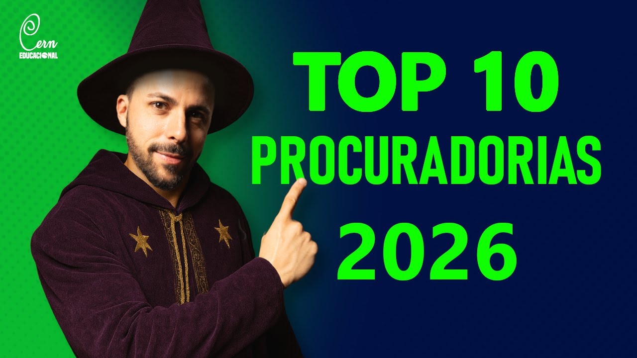 TOP 10 PROCURADORIAS 2026