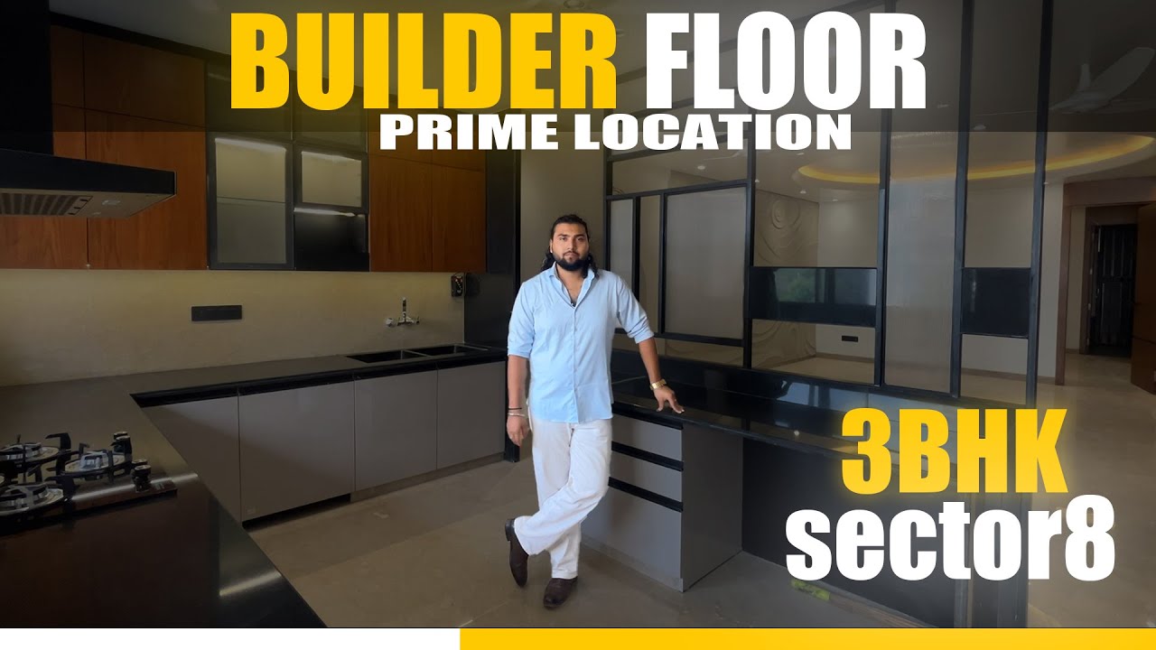 🏡 3BHK + 3 Bath Builder Floor in Dwarka Sector-8 | Modern Interiors | Prime Location Property Tour