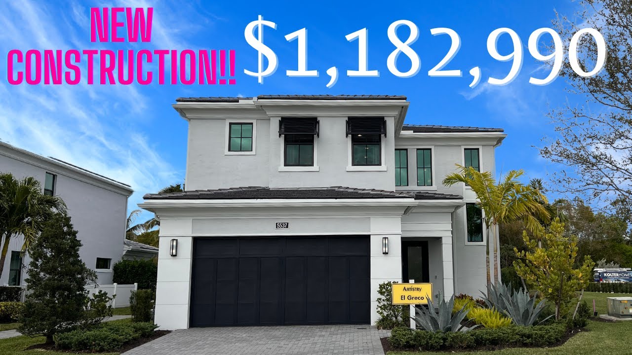 Luxury New Construction | El Greco Model Home Tour | Kolter Homes | Palm Beach Gardens, FL