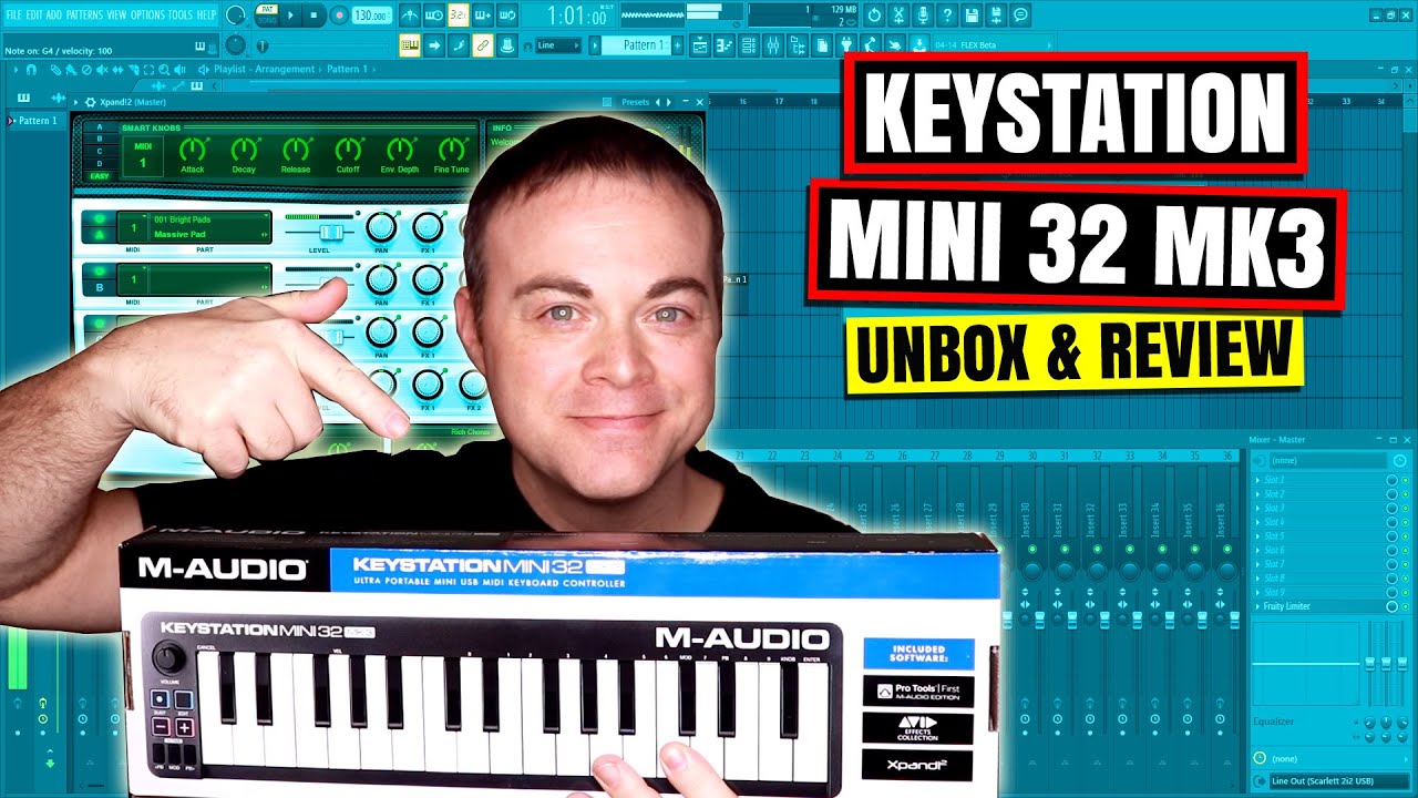 M Audio Keystation Mini 32 MK3 - Mini Midi Keyboard 2019 Review