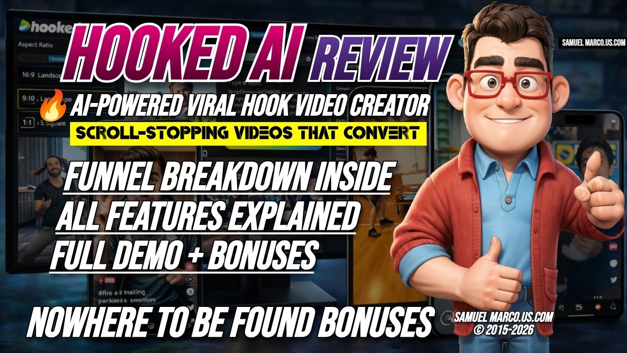 Hooked AI Review: Scroll Stopping Videos! 🔴 Hooked AI Review + DEMO + OTO + BONUS 🔴 Hooked AI Review