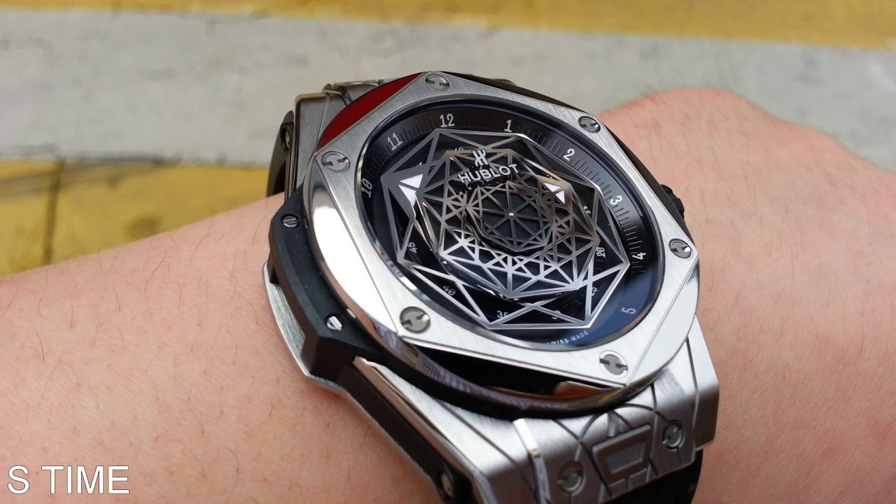 [에스타임 / STIME] 위블로 빅뱅 상 블루 티타늄 한정판 415.NX.1112.VR.MXM16 / HUBLOT Big Bang Sang Bleu limited edition