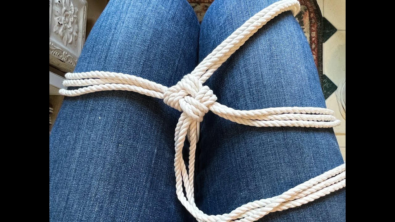 Chinese Crown Knot Tutorial - DIY Macrame Knots - How to Tie a Chinese Crown Knot