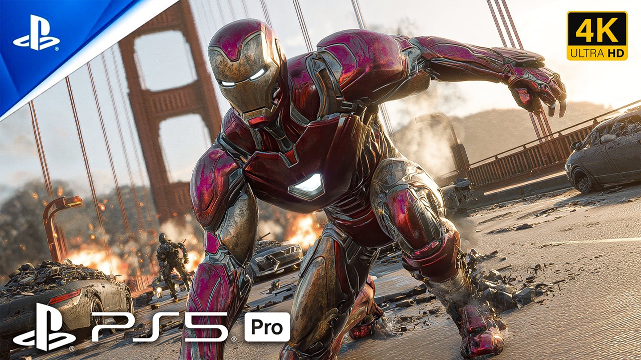 Marvel's Avengers - THOR, IRONMAN Геймплей (PS5 PRO) ULTRA реалистичная графика [4K HDR]