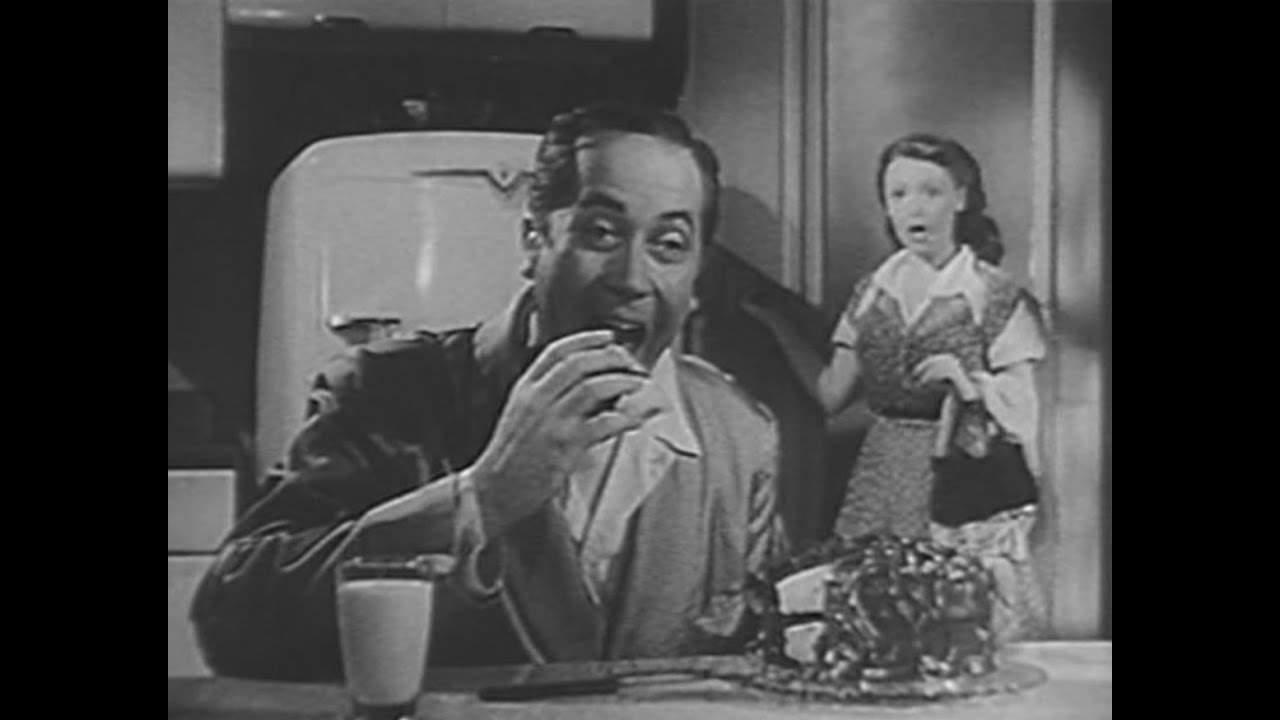 Betty Crocker Commercial (1951)  - Daddy Steals Yellow Cake