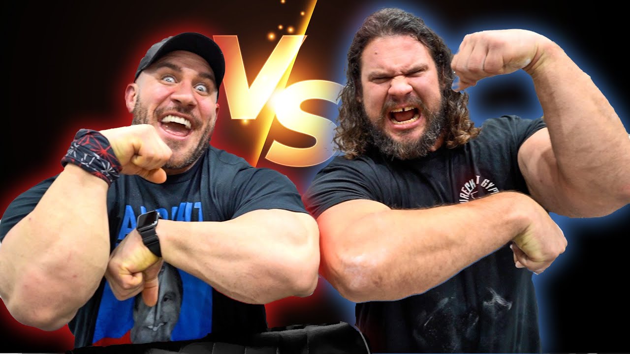 FOREARM BATTLE! Pro Bodybuilder vs Pro Strongman