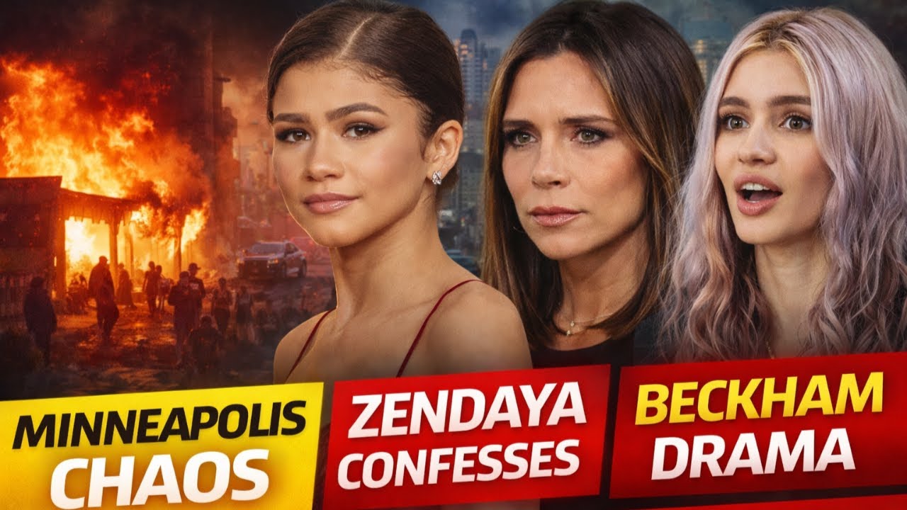 Minneapolis Chaos, Zendaya Confesses, Beckham Drama & Grimes Shocks