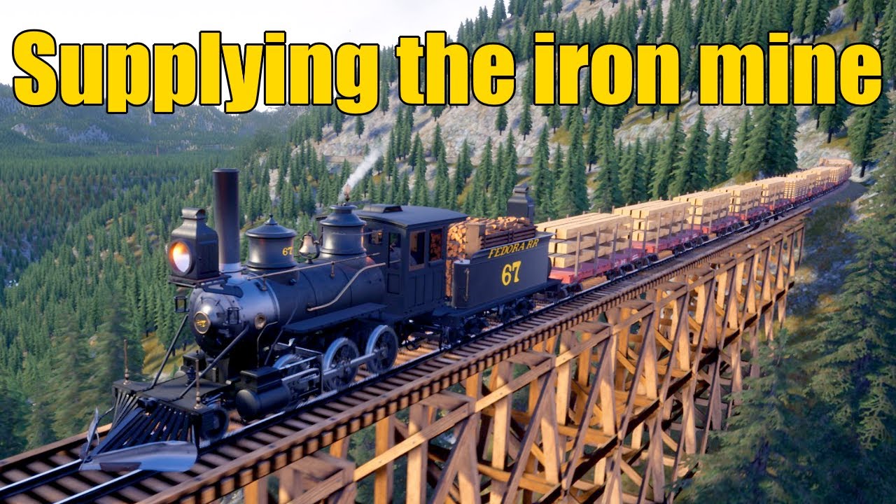 Railroads Online! ep11 | Supplying the iron mine, Cooke Mogul + 16 cars
