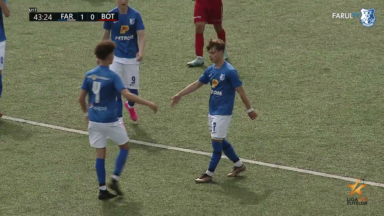 Rezumat, Liga Elitelor U17, Etapa 10 Play-OFF, 2022/2023: Farul U17 - Botoșani U17 1-2 (30.04.2023)