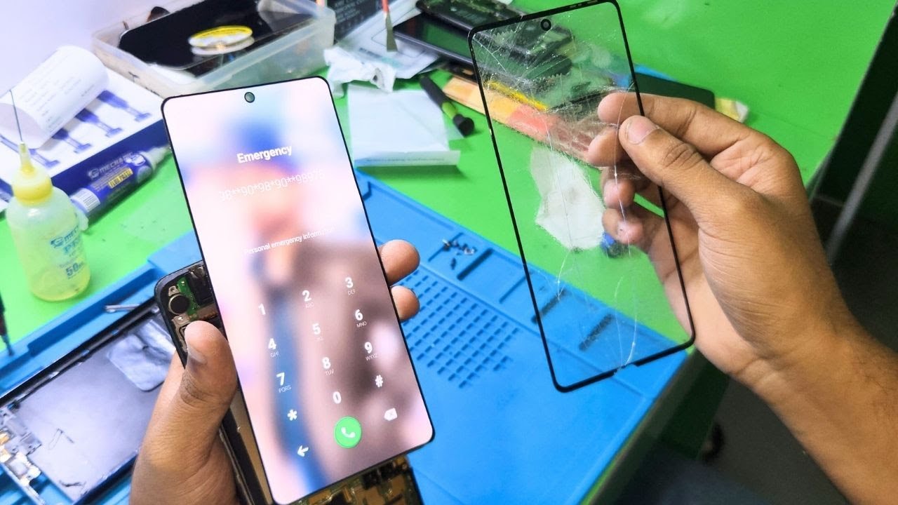 Infinix Broken Phone Repair - LCD Panal Replacement || rebuild broken phone