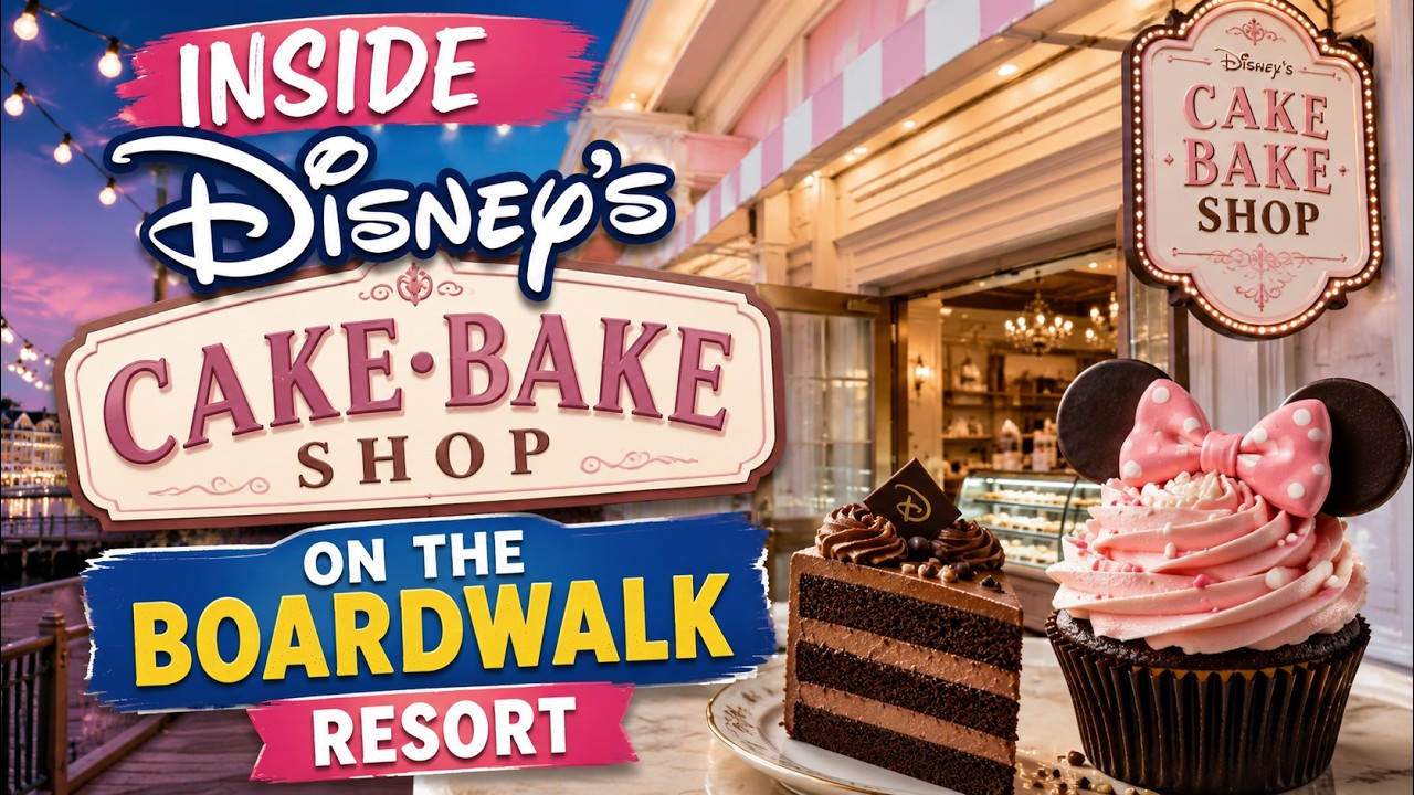 Внутри НОВОЙ кондитерской Disney на набережной BoardWalk 🍰 | Полный обзор и впечатления
