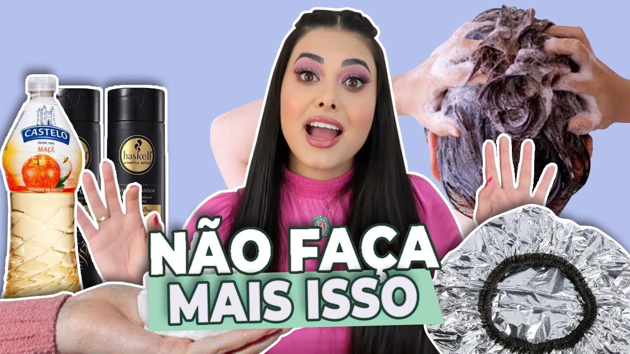 5 ERROS GRAVES QUE VOCÊ PODE ESTAR COMETENDO NO SEU CABELO!
