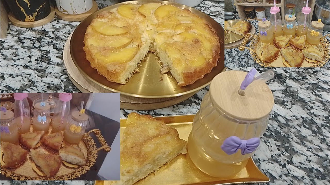 كايك التفاح لفطور الصباح و الا لمجة للصغار 🍎🍏