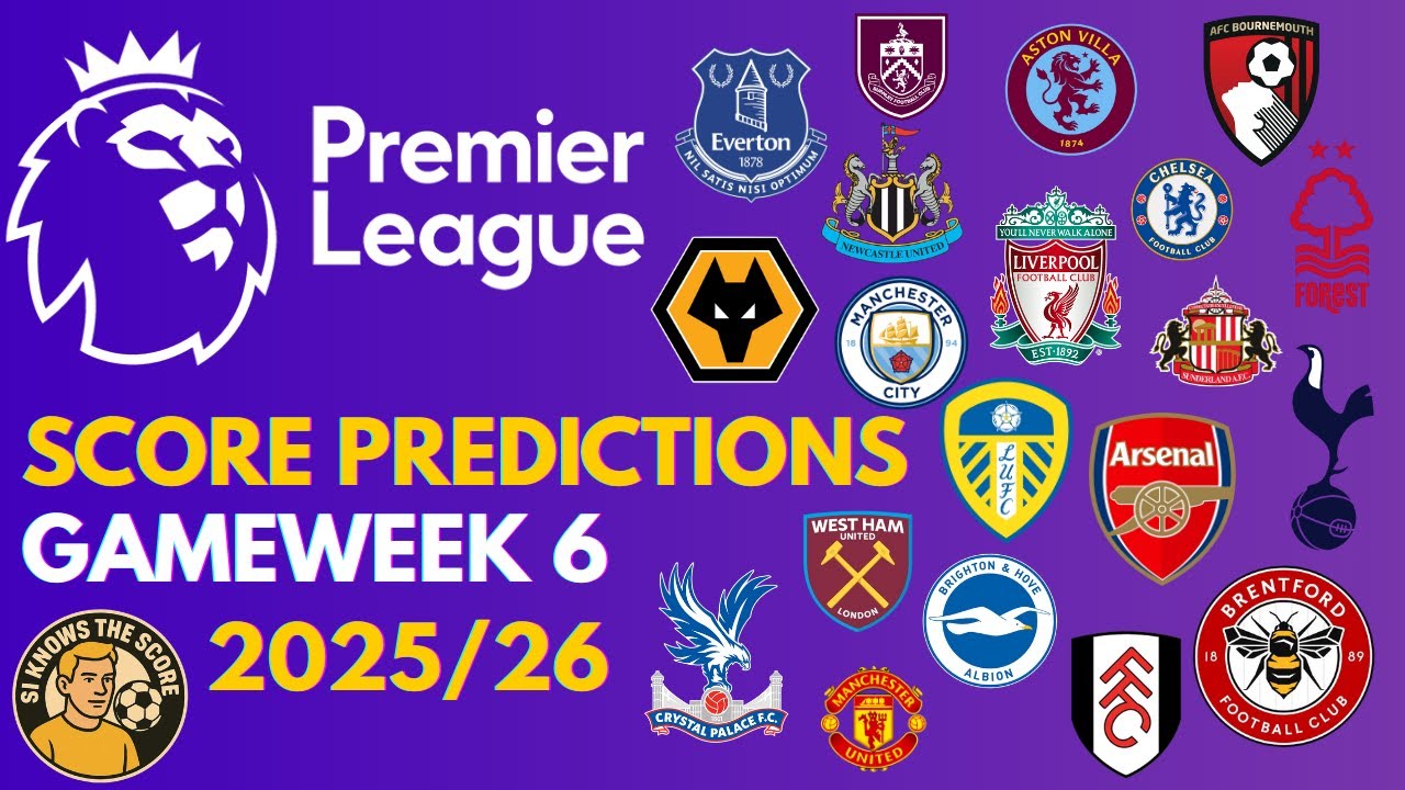 Premier League Gameweek 6 Predictions 2025/26