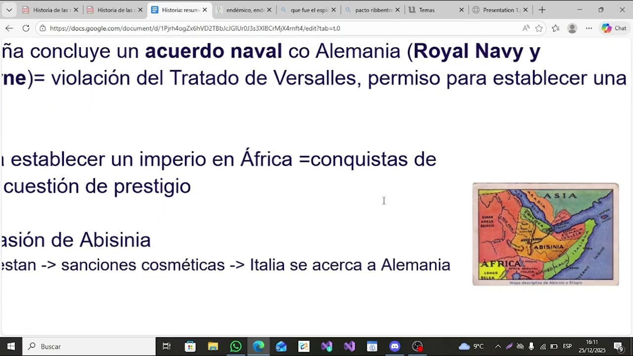 Historia de las Relaciones Internacionales - Tema 6