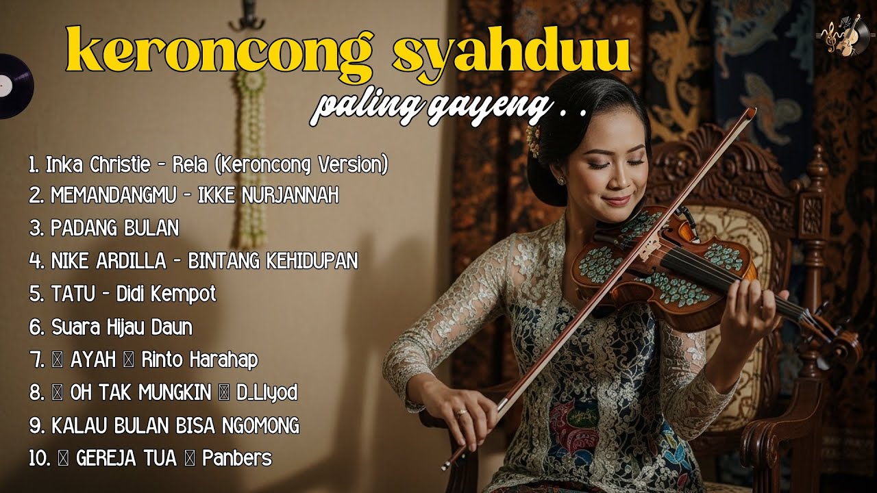💛 Lagu Keroncong Nostalgia Terbaik | INKA CHRISTIE-RELA - MEMANDANGMU-IKKE NURJANNAH