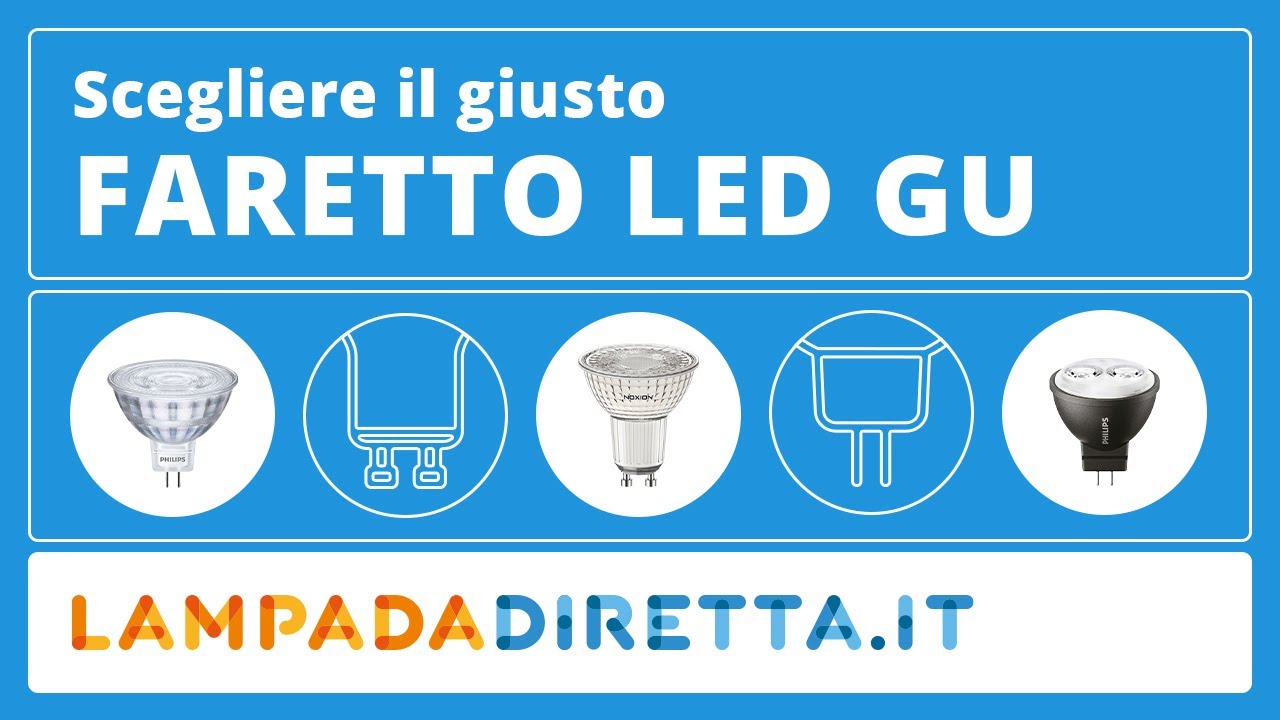 Come scegliere il faretto LED GU giusto?  | Lampadadiretta.it