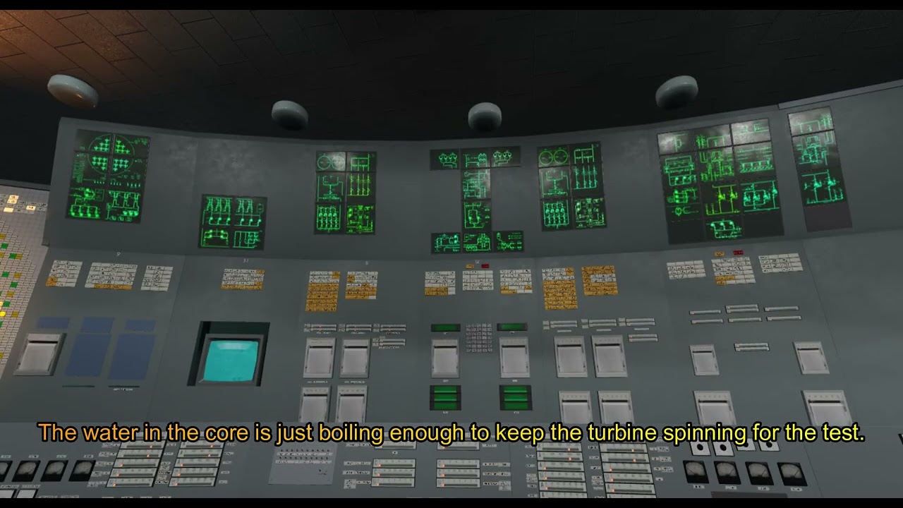The Chernobyl disaster recreated in 