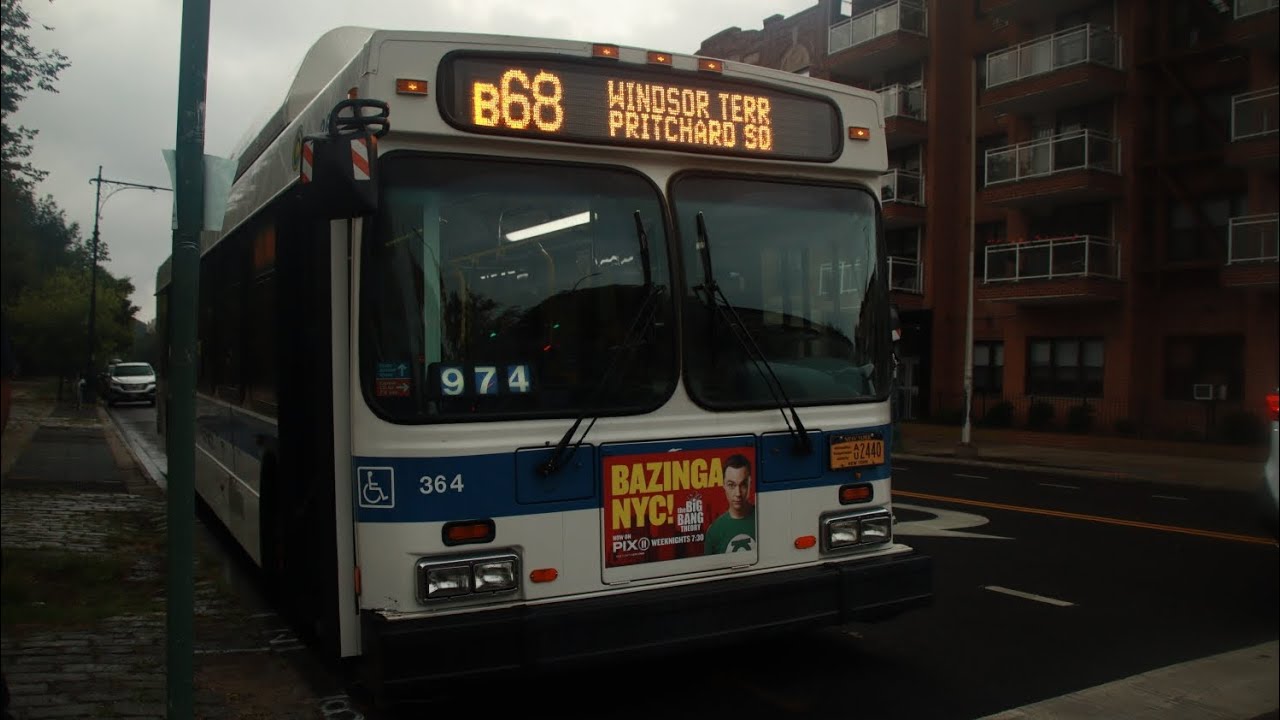 A Cloudy Ride Aboard MTA NYC Bus 2011 New Flyer C40LF 364 On The B68 To Pritchard Sq • 09/09/2023