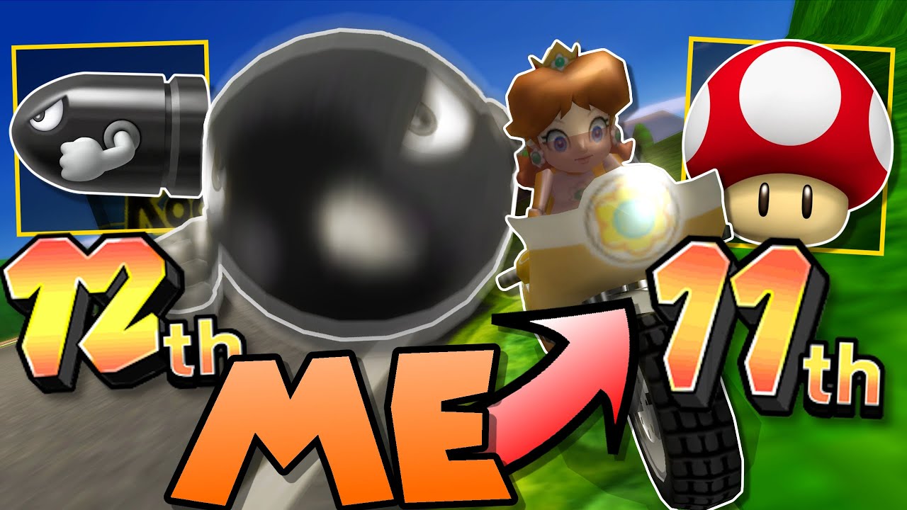 UNLUCKIEST Mario Kart Player Ever plays the MOST Luck-Based Minigame (Item Rain KO)