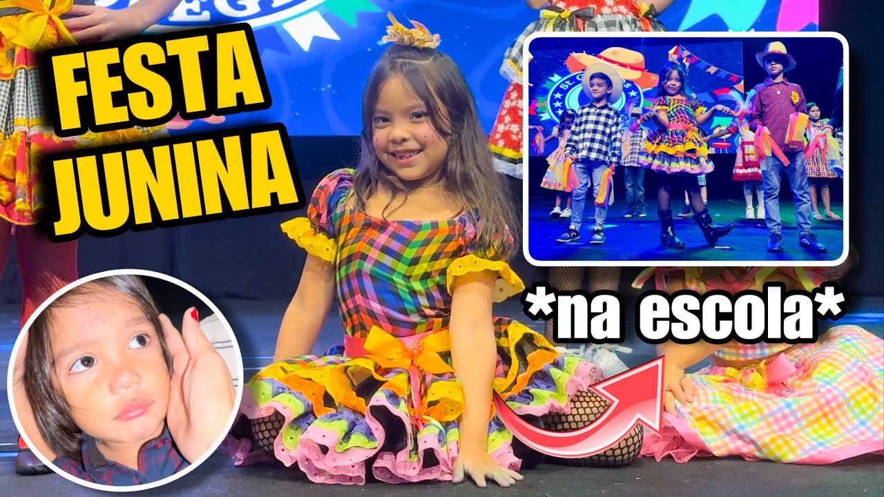FESTA JUNINA NA ESCOLA * Noah foi parar no posto médico !! 😓 *
