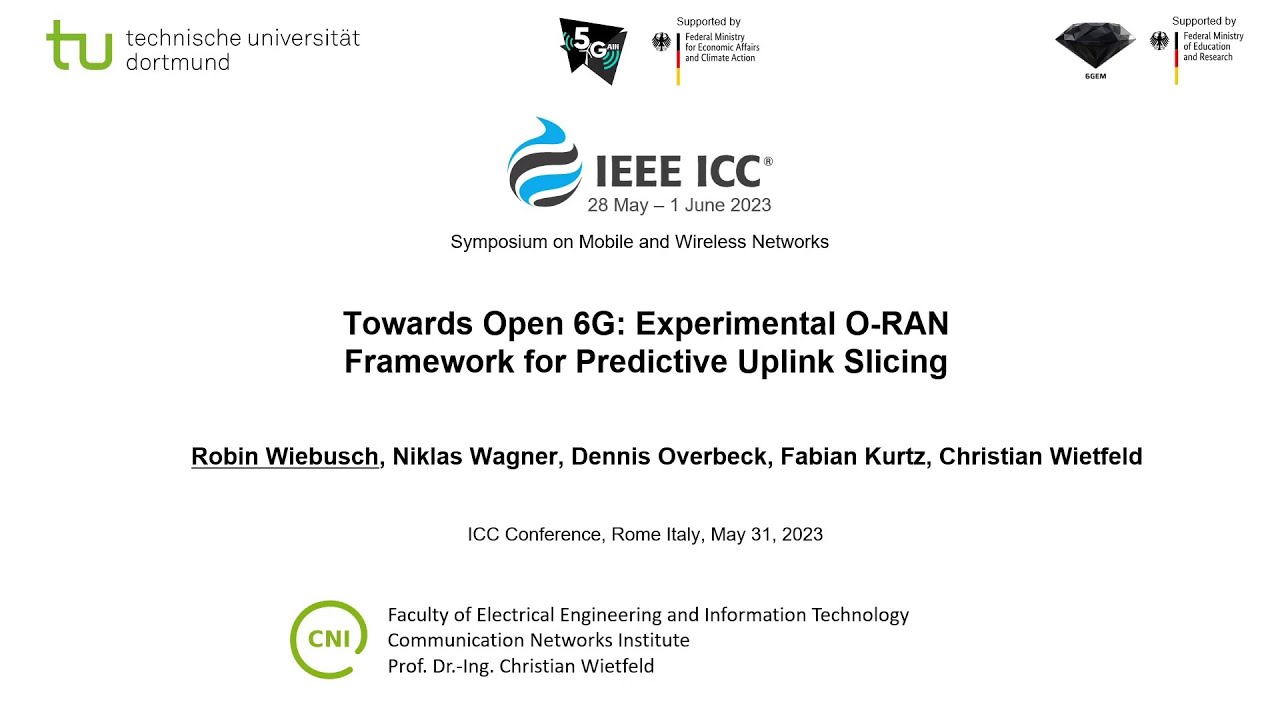 [IEEE ICC 2023] Towards Open 6G: Experimental O-RAN Framework for Predictive Uplink Slicing