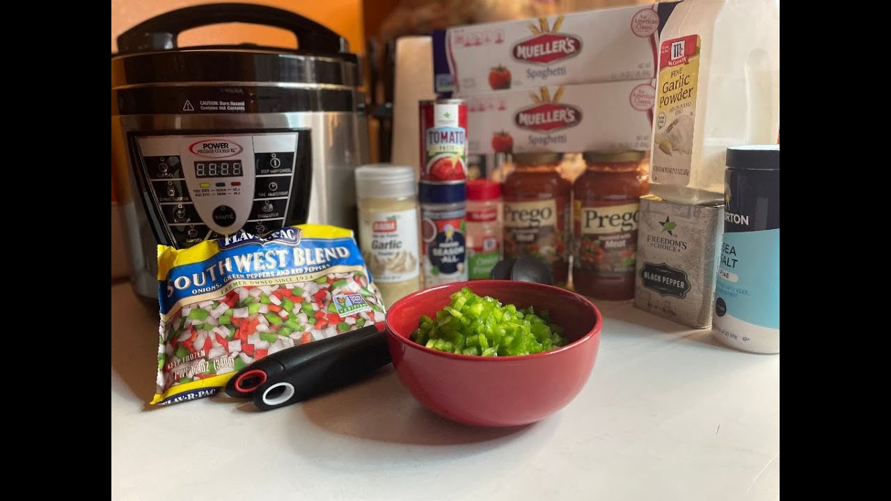 Homemade Spaghetti ~ Power Pressure Cooker XL/ Instant Pot (How To Make Spaghetti in in 24 Mins)!