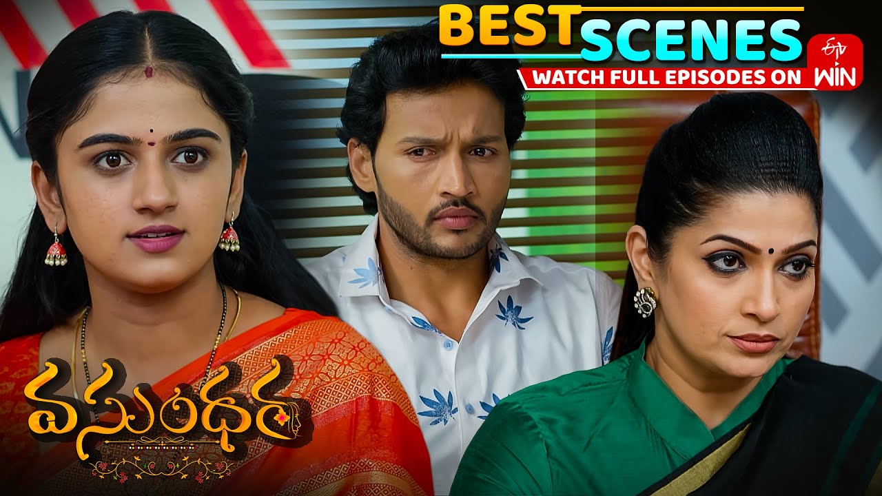 Vasundara Best Scenes: 8th January 2026 Episode Highlights|Watch Full Episode on ETV Win