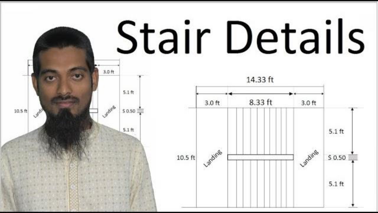 Stair  Details (খুটিনাটি) । সিঁড়ির বিভিন্ন অংশের সাথে পরিচিতি।